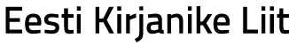 Eesti Kirjanike Liit Logo